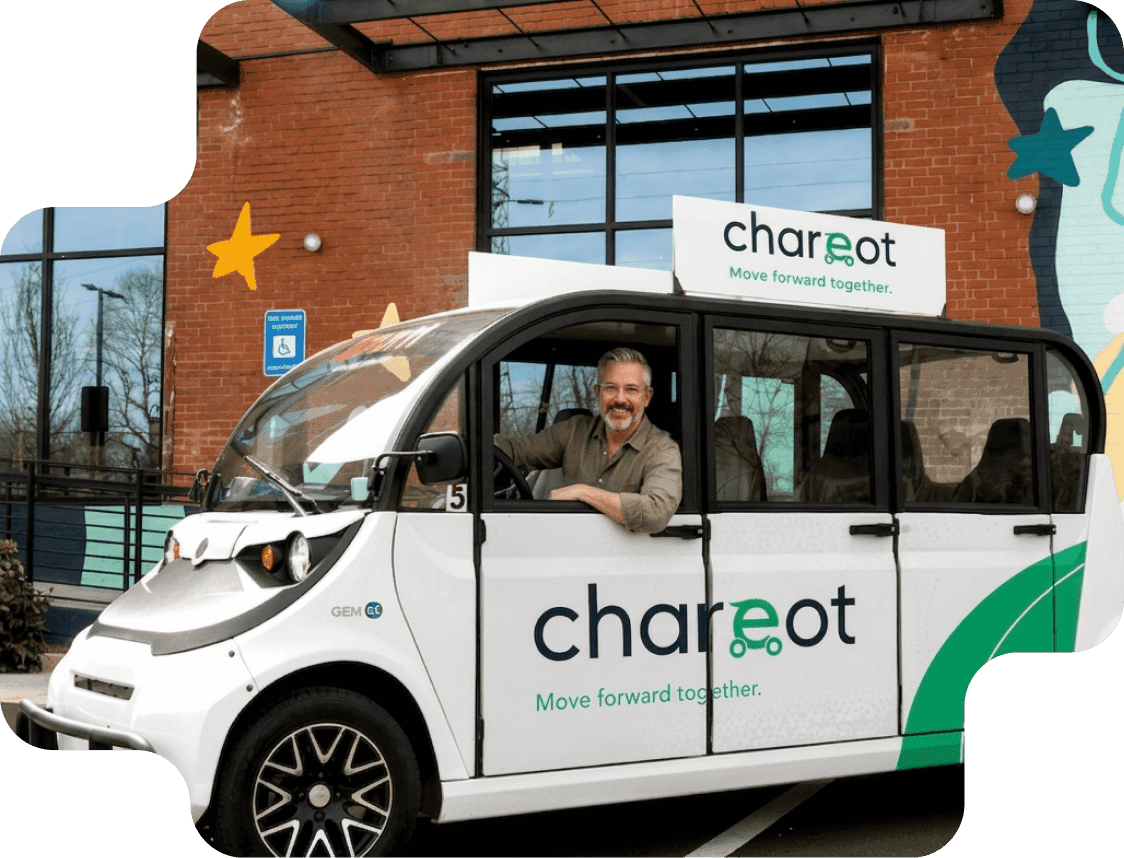 Chareot branded vehicle